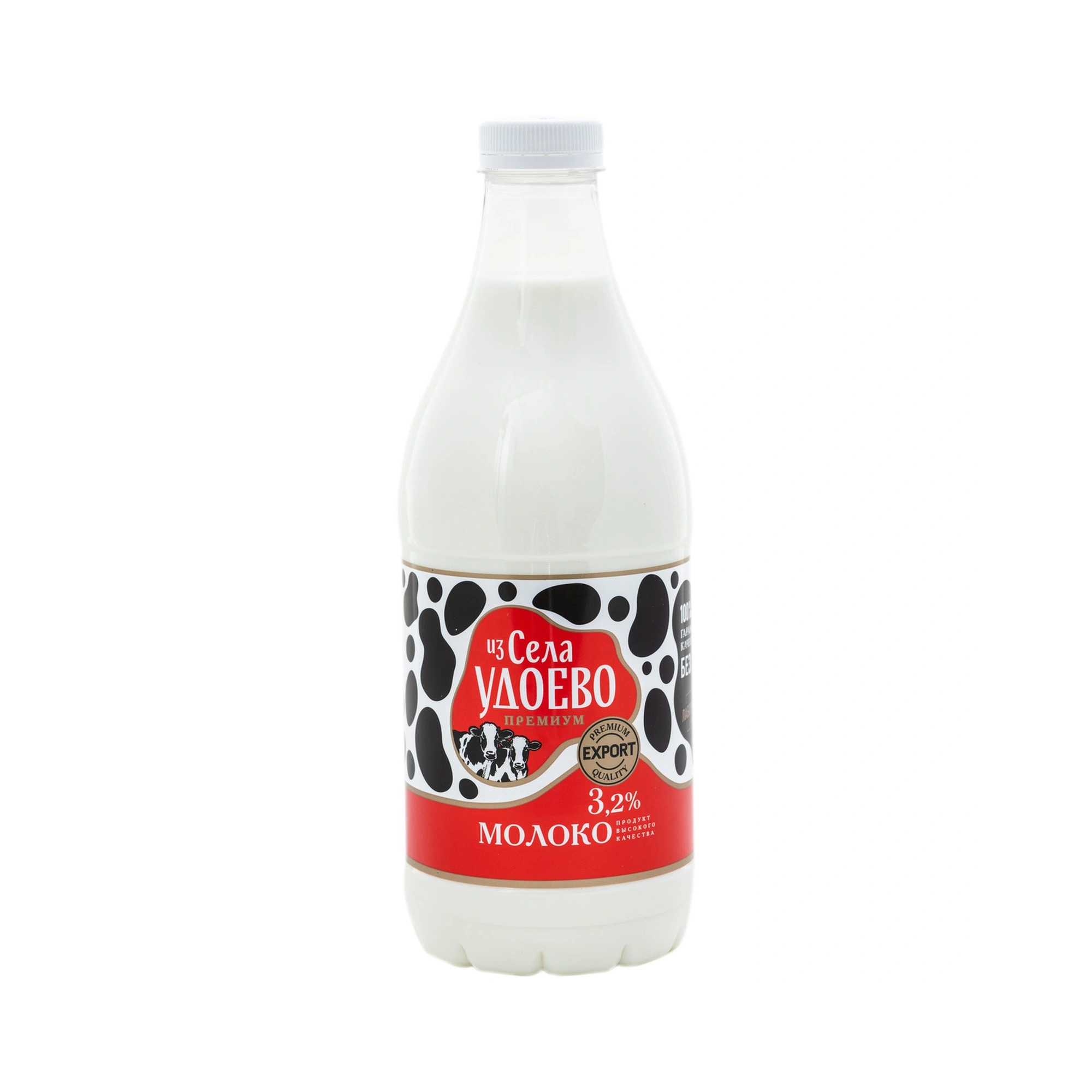 Молоко Из Села Удоево пастеризованное 3,2%, 1350 г