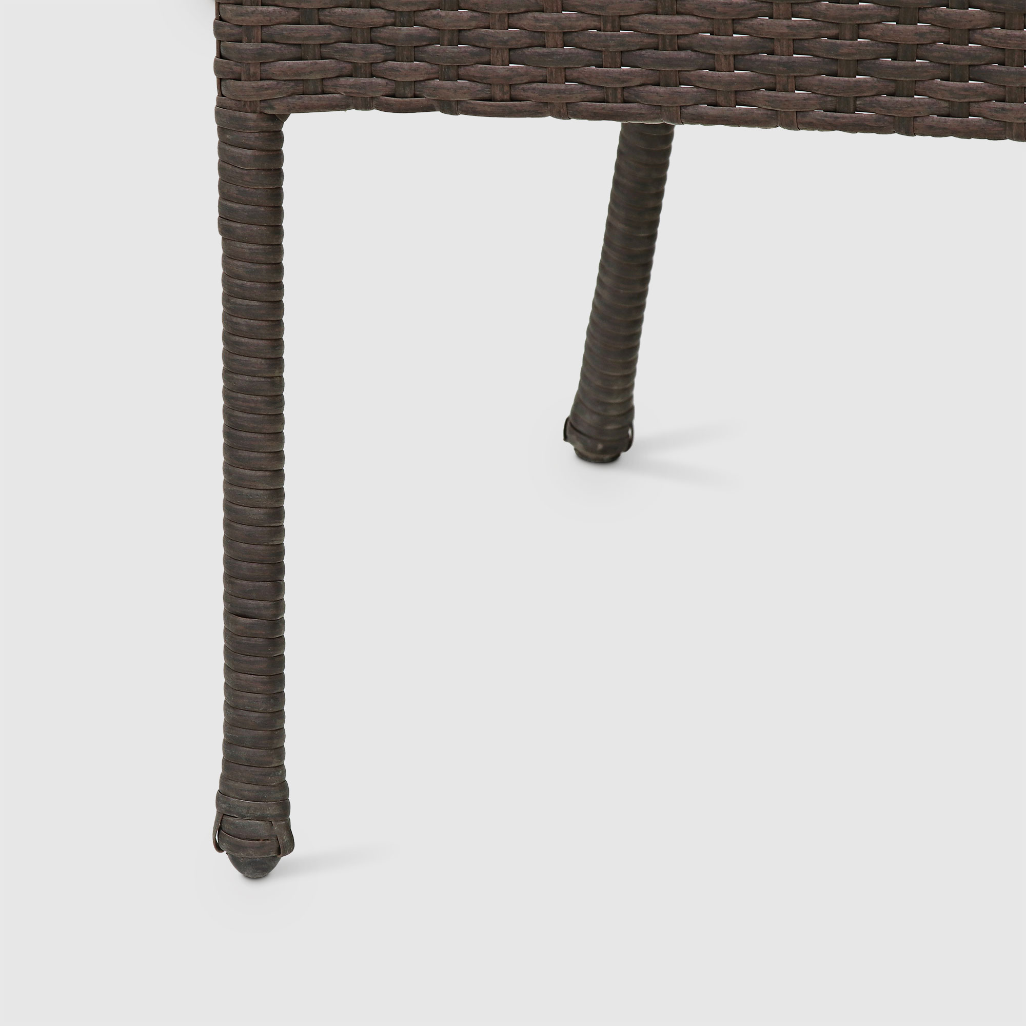 Комплект Aiko Deco Стол + 4 кресла коричневый, размер 53x60х80 - фото 8
