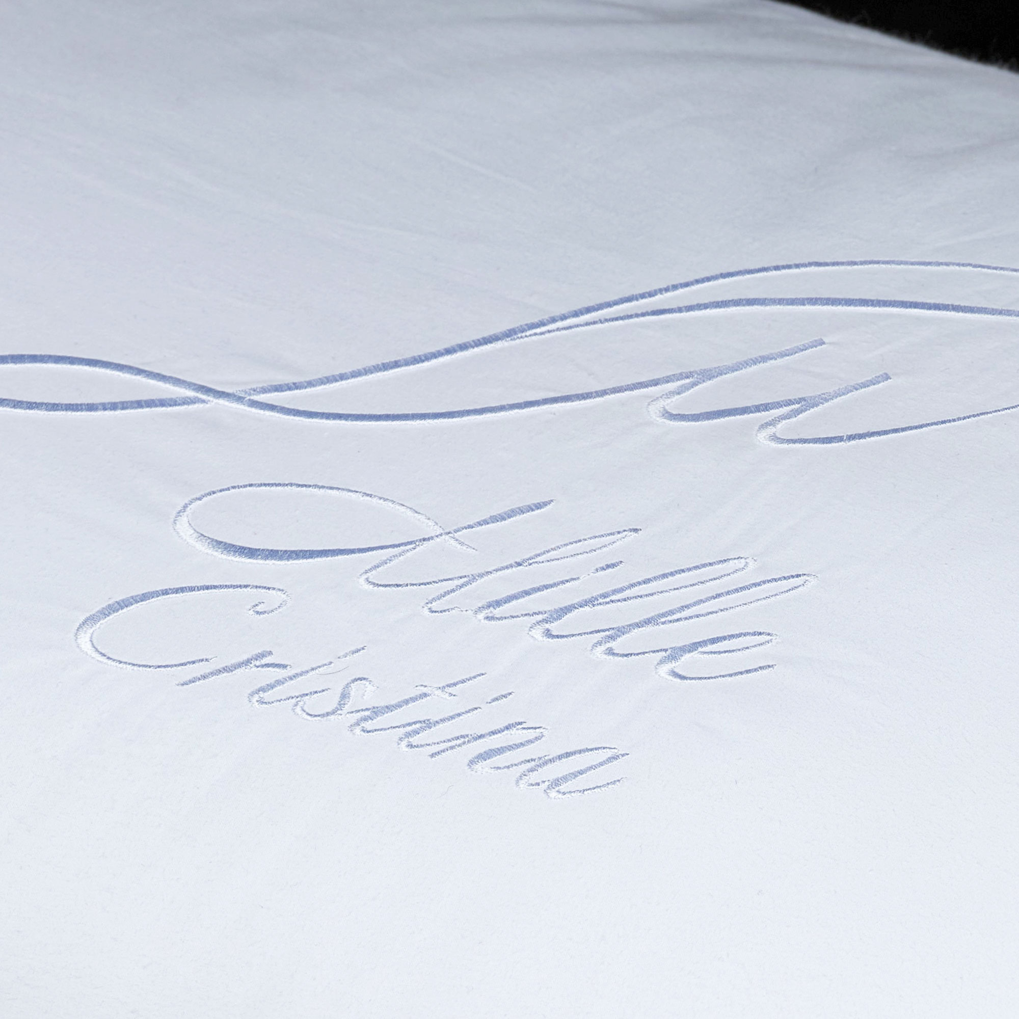 Одеяло Cristina Mille белое с серебряным 200х220 см, цвет белый - фото 2