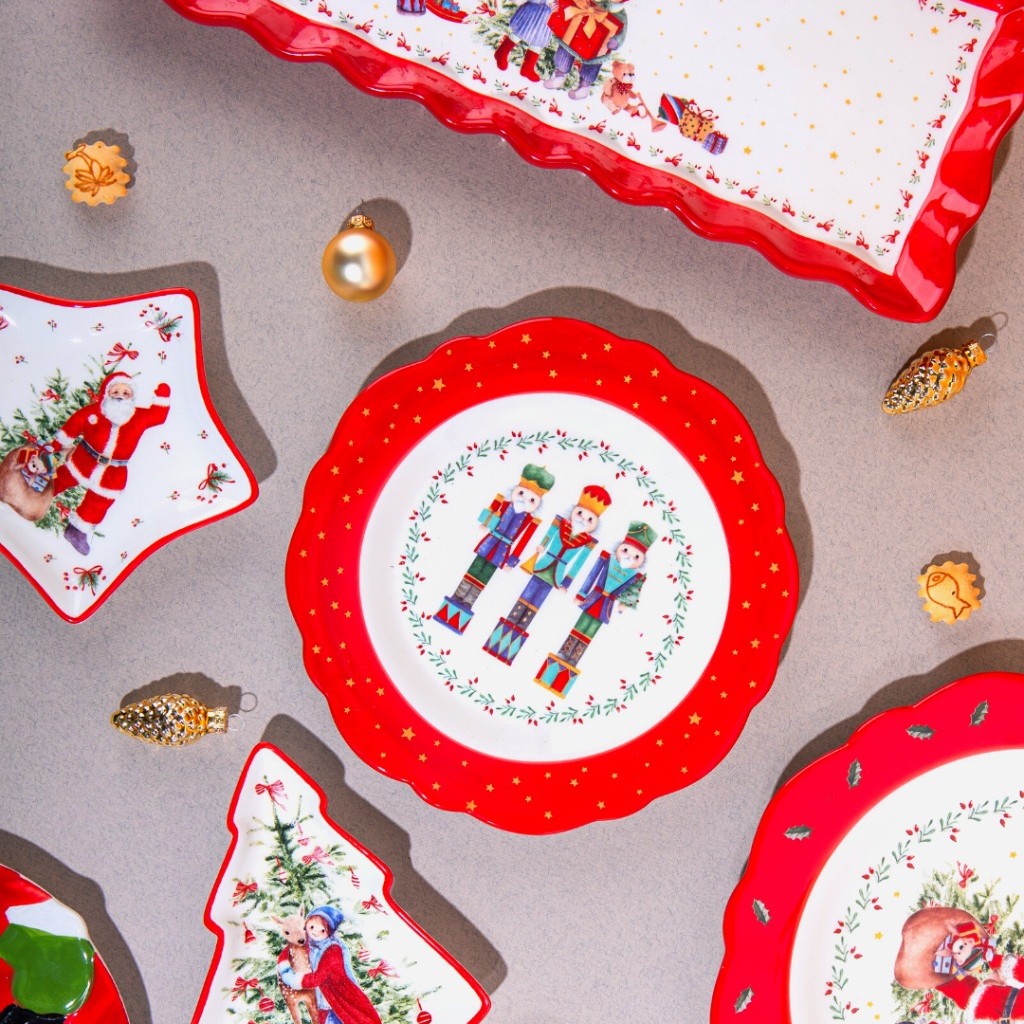 фото Тарелка новогодняя teammann tableware xmas в ассортименте