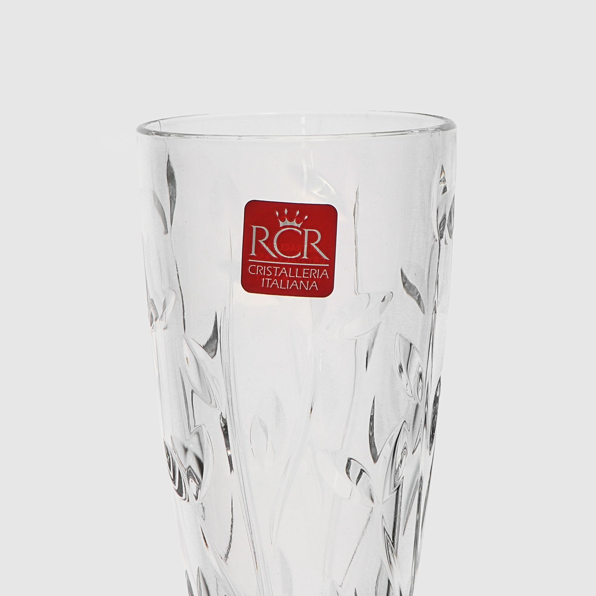 Набор бокалов для шампанского RCR Laurus 6 шт 160 мл, цвет прозрачный - фото 4