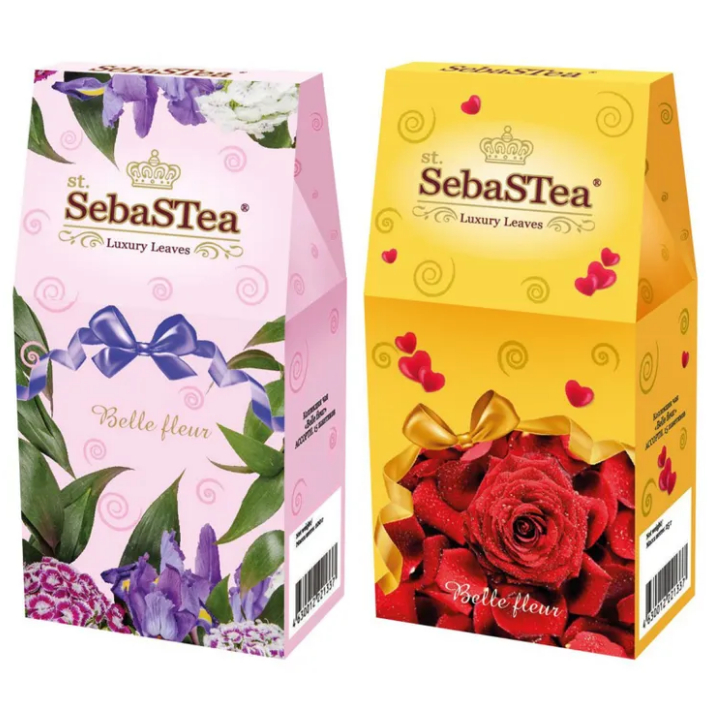 Подарочный черный чай SebasTea Belle fleur, 100 г