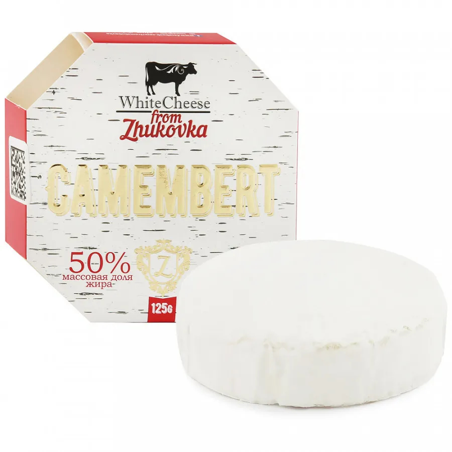 Сыр мягкий White Cheese from Zhukovka Камамбер 50%, 125 г