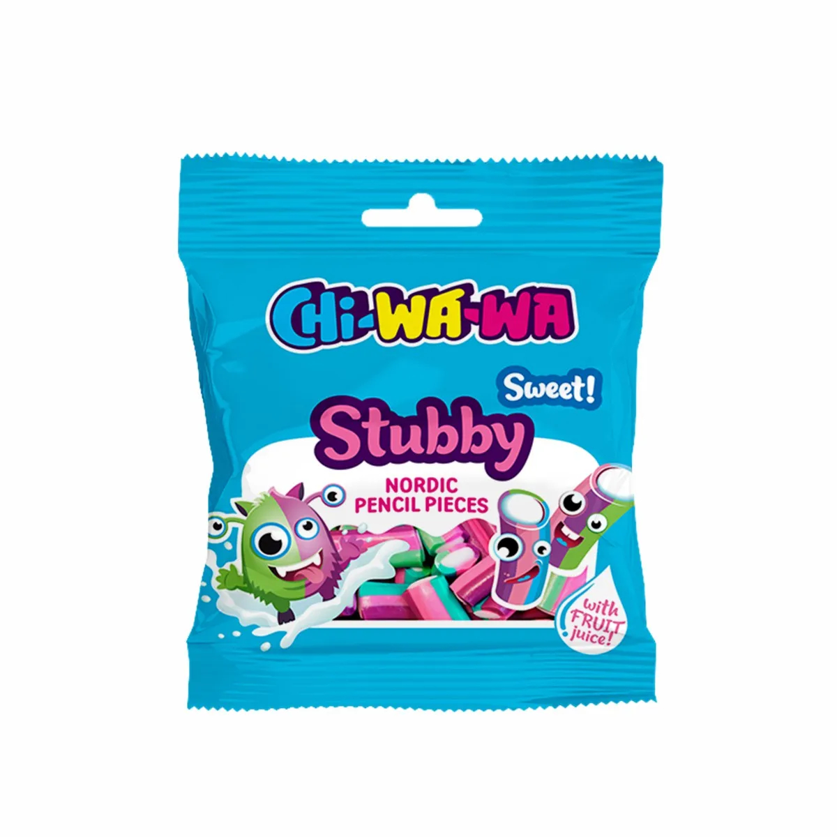 Жевательный мармелад Chi-wa-wa Кусочки Нордик, 60 г