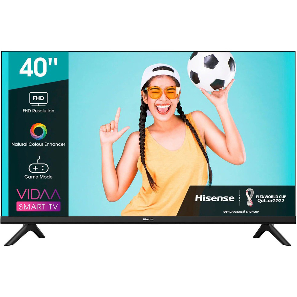 Телевизор Hisense 40A4BG, цвет черный - фото 1