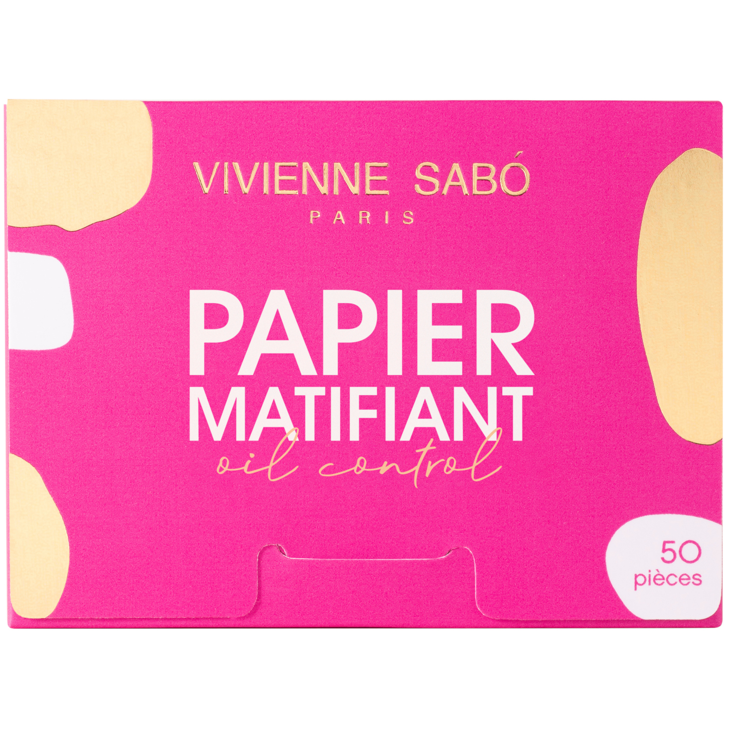 фото Матирующие салфетки vivienne sabo papier matifiant, моментальное удаление жирного блеска, прозрачно-розоватые, 50шт.