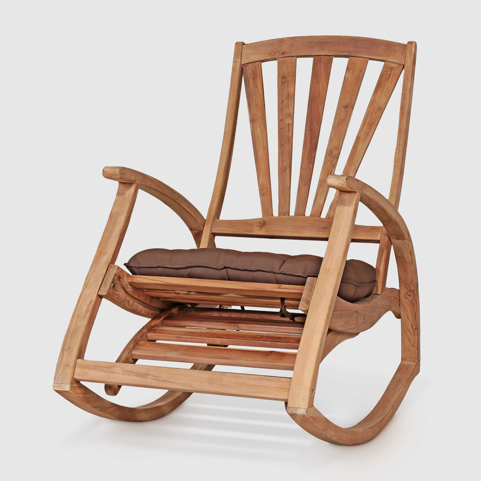 Кресло качалка Jepara 227/227C с подушкой, цвет бежевый - фото 1
