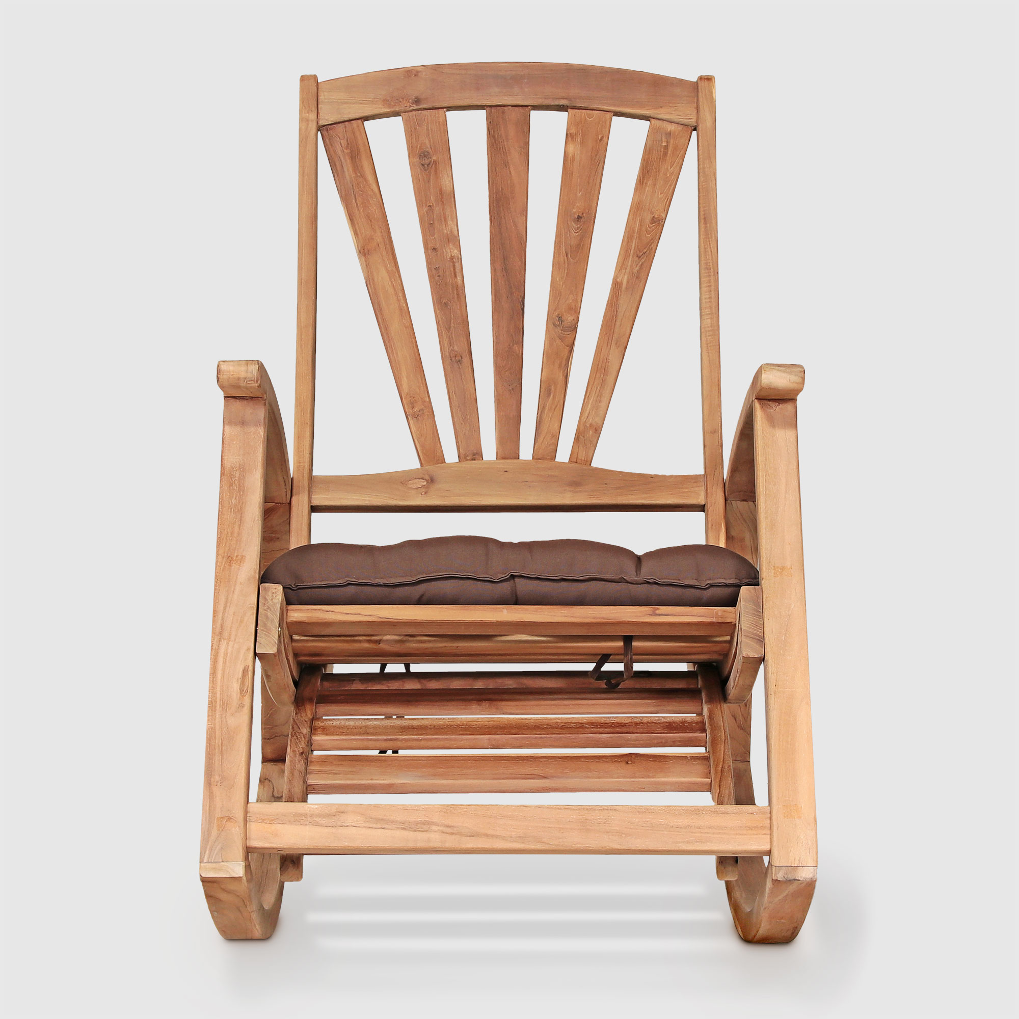 Кресло качалка Jepara 227/227C с подушкой, цвет бежевый - фото 3