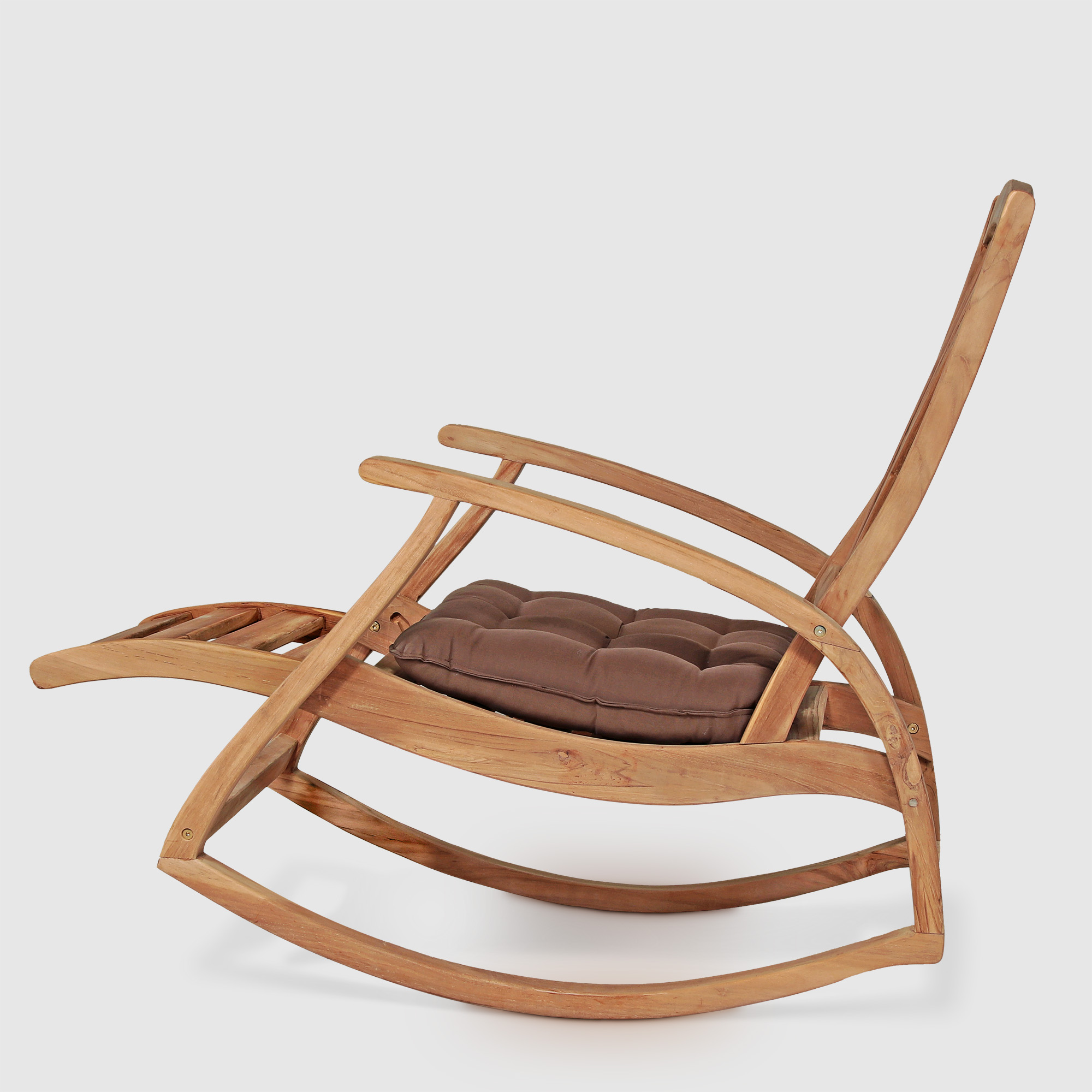 Кресло качалка Jepara 227/227C с подушкой, цвет бежевый - фото 5