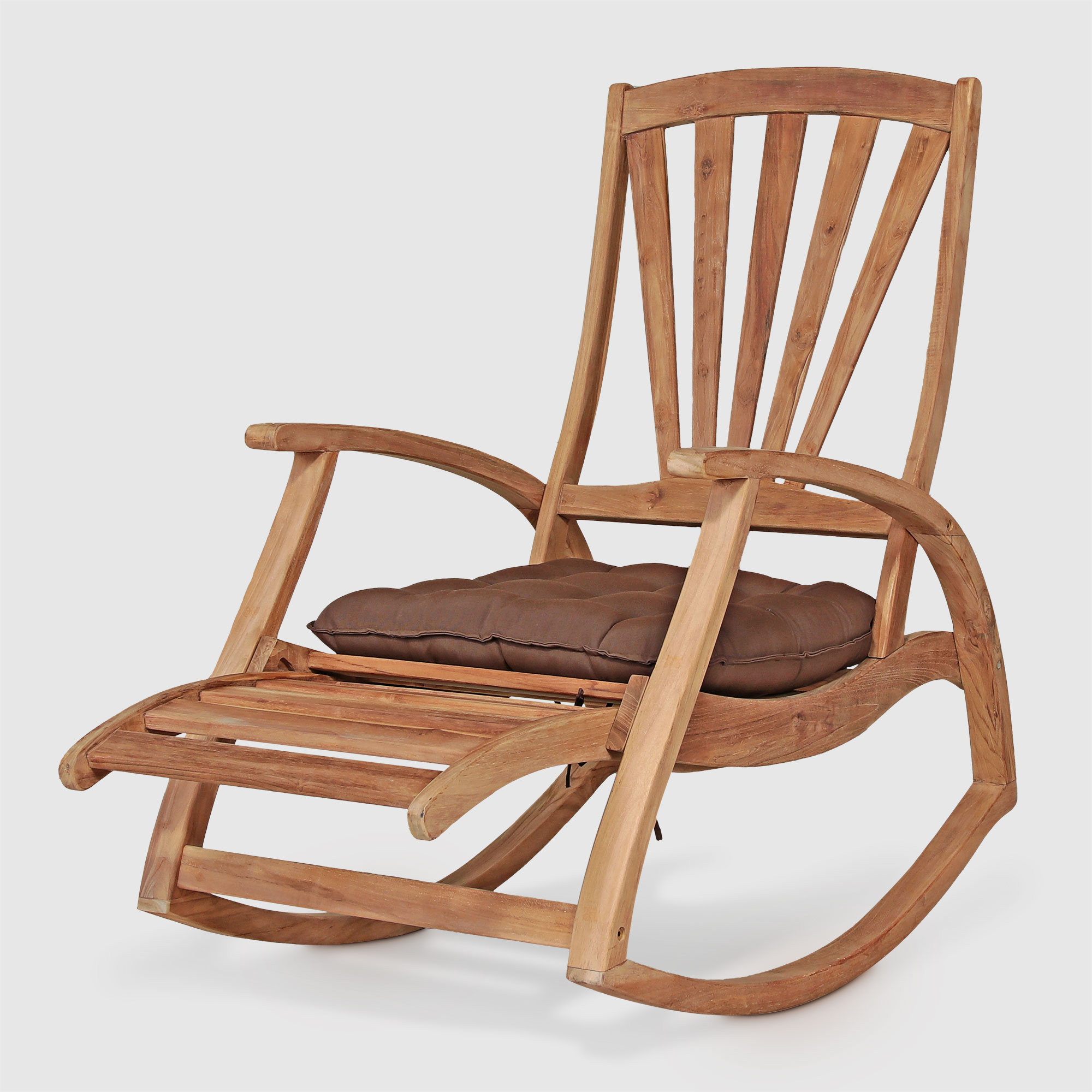 Кресло качалка Jepara 227/227C с подушкой, цвет бежевый - фото 6
