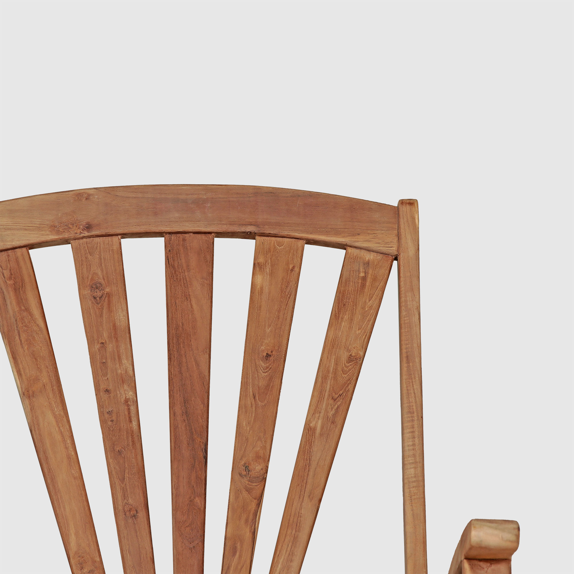 Кресло качалка Jepara 227/227C с подушкой, цвет бежевый - фото 7