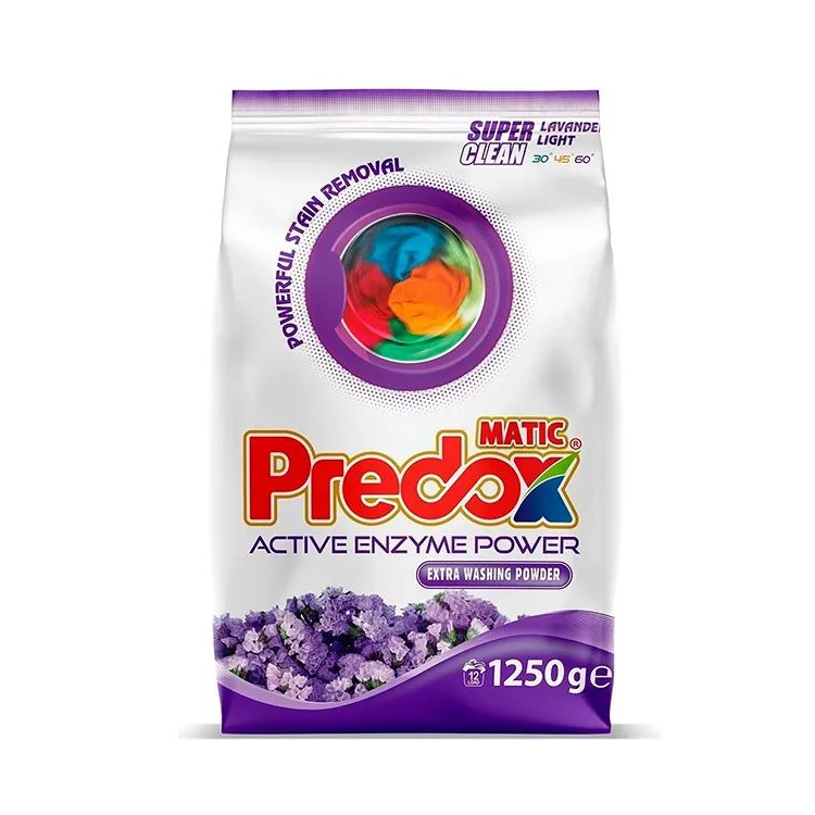 Порошок Predox лаванда для стирки для белого и цветного белья 1250 г