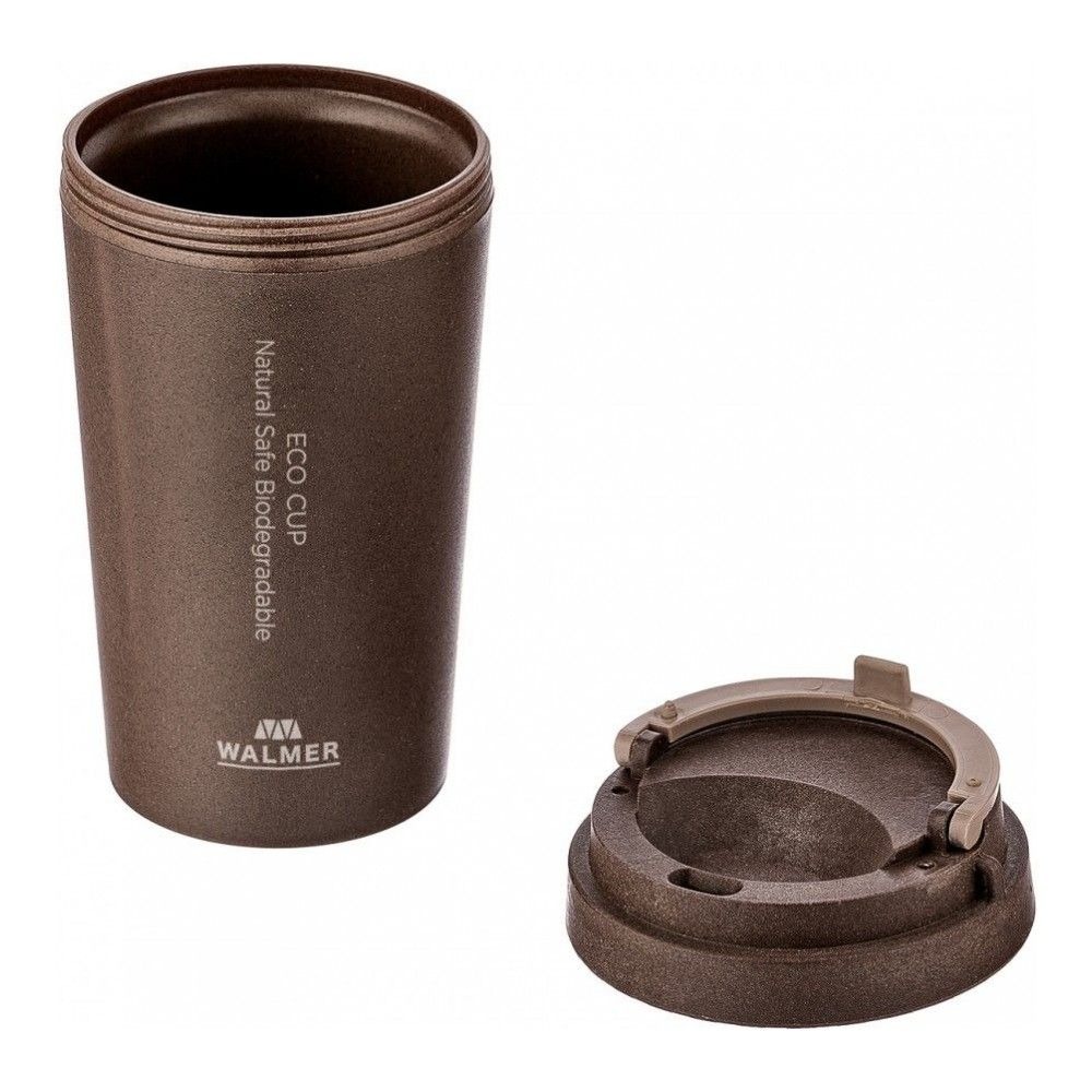 Термокружка Walmer Eco cup coffee коричневый 400 мл - фото 4