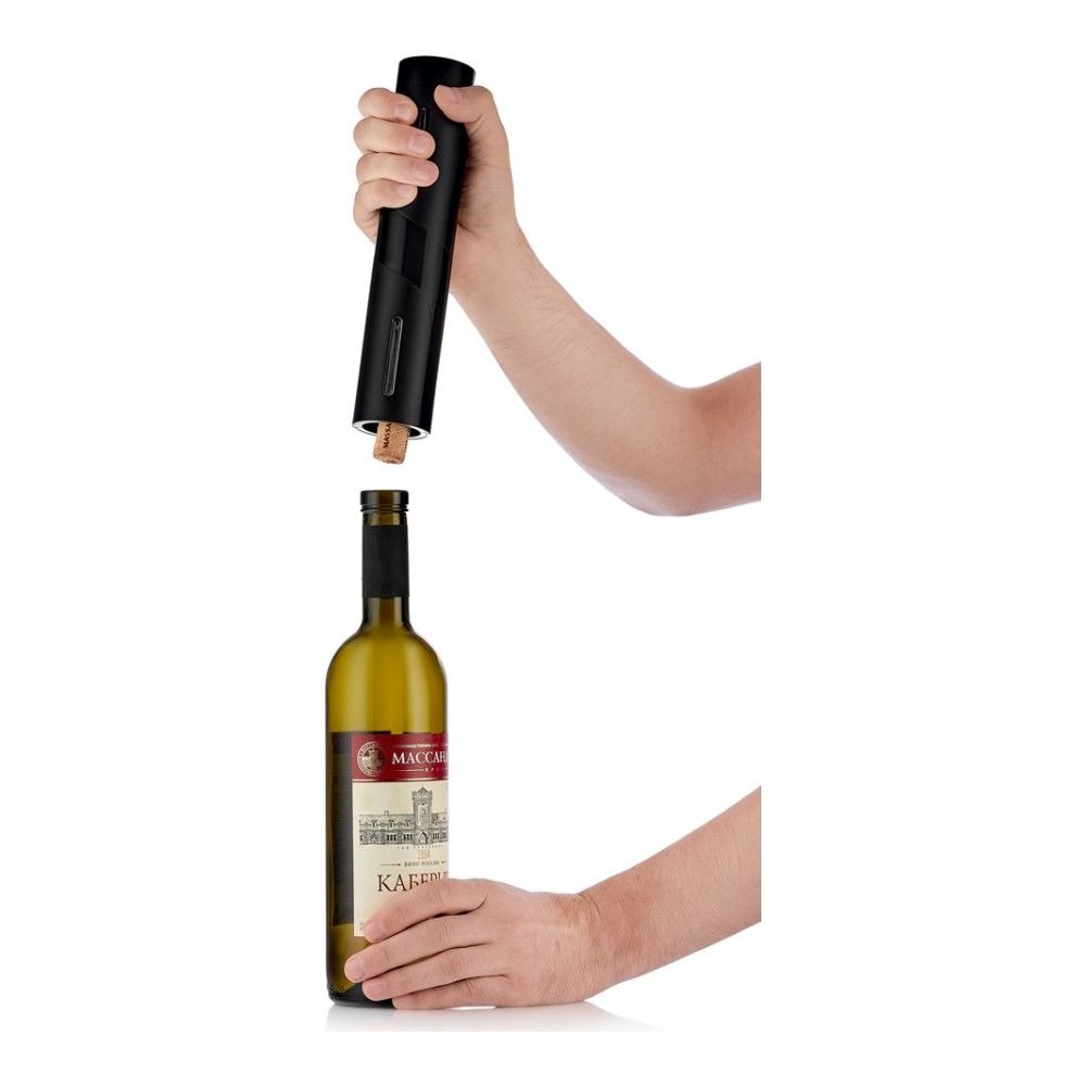Штопор на батарейках Walmer Wine time с ножом для удаления фольги - фото 6