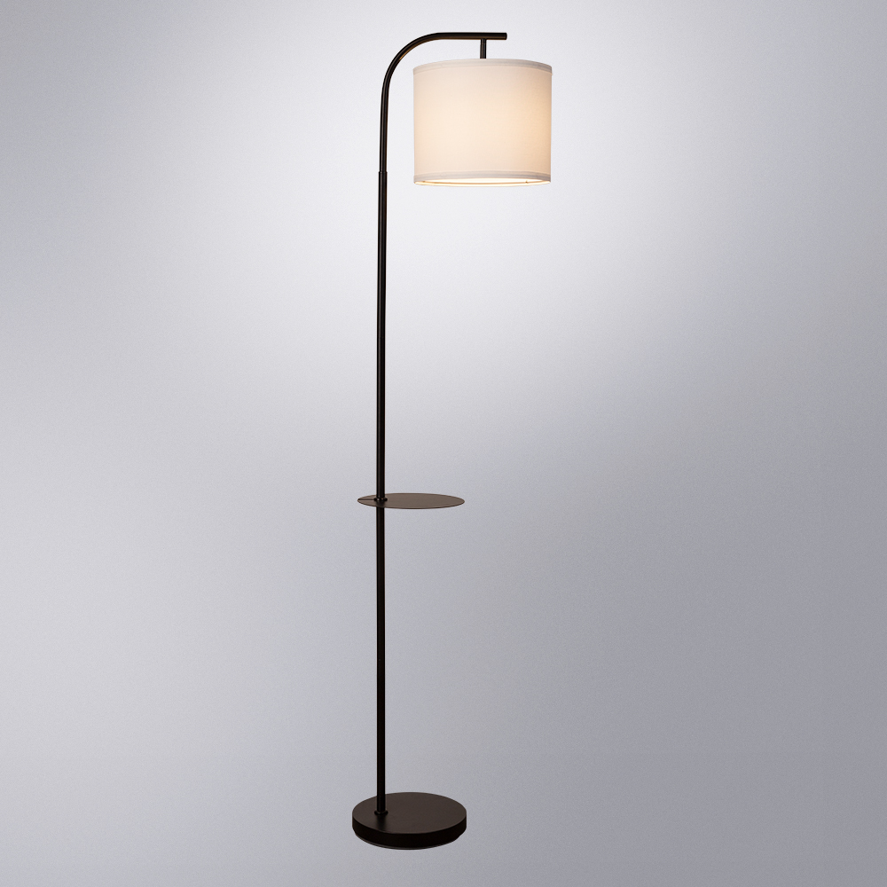 фото Торшер arte lamp connor a4053pn-1bk