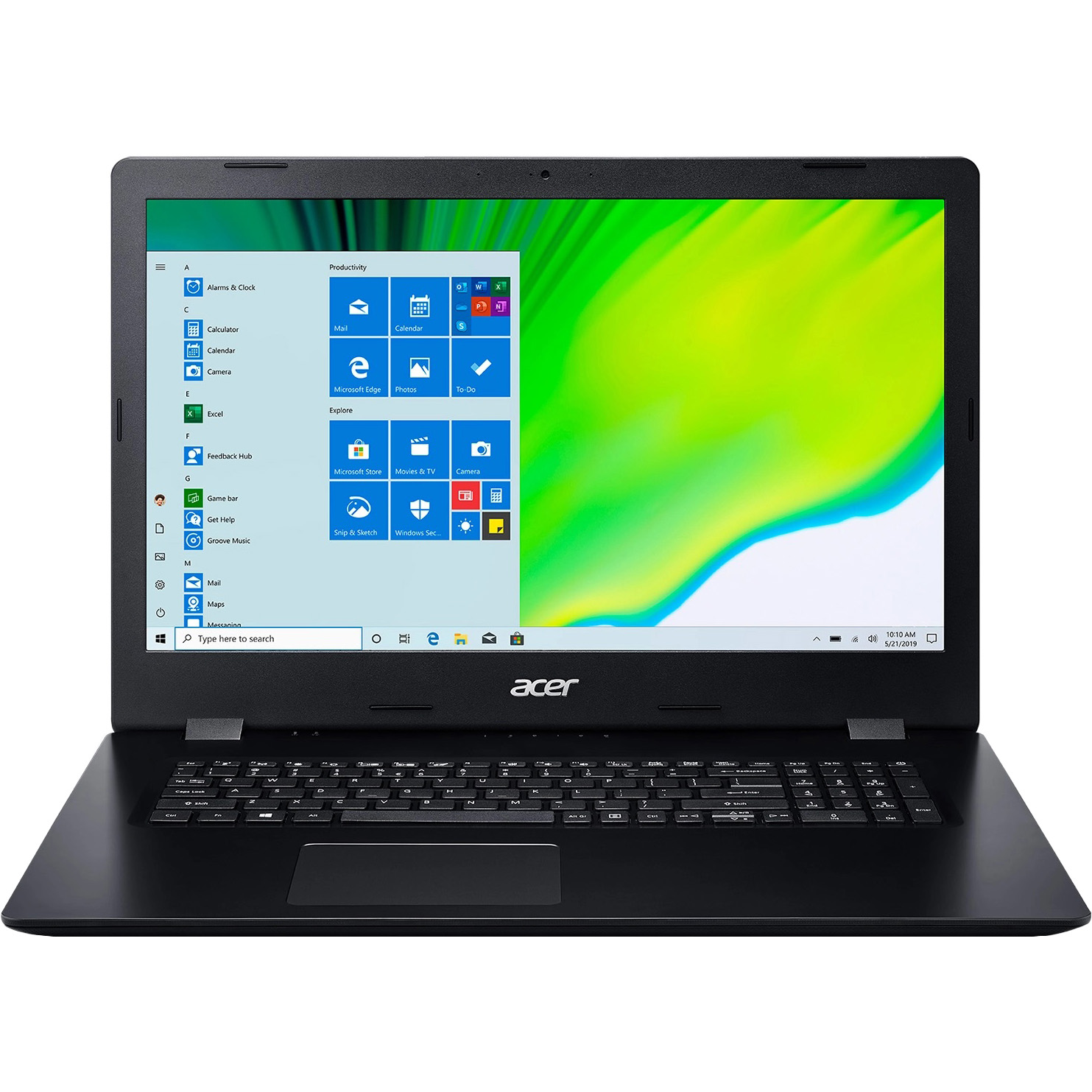 Ноутбук Acer Aspire 3 A317-52-36CD Black