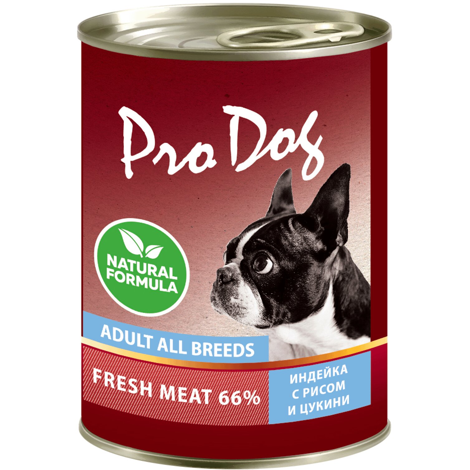 Корм для собак PRO DOG индейка с рисом и цукини 400г