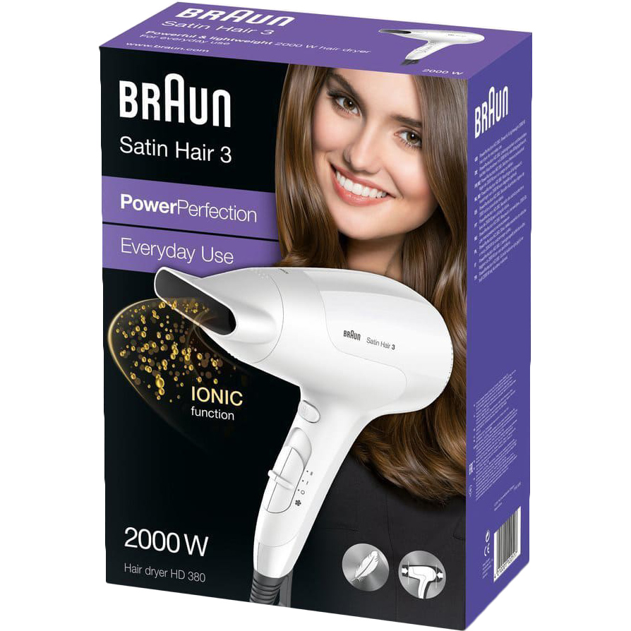 Фен Braun Satin Hair 3 Power Perfection HD 380