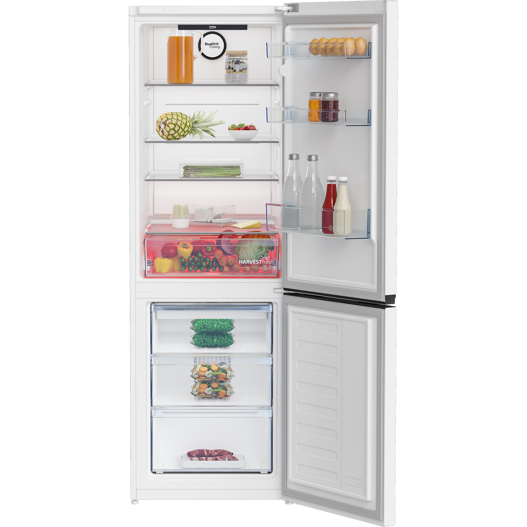 Холодильник BEKO B3R1CNK363HW, цвет белый - фото 4