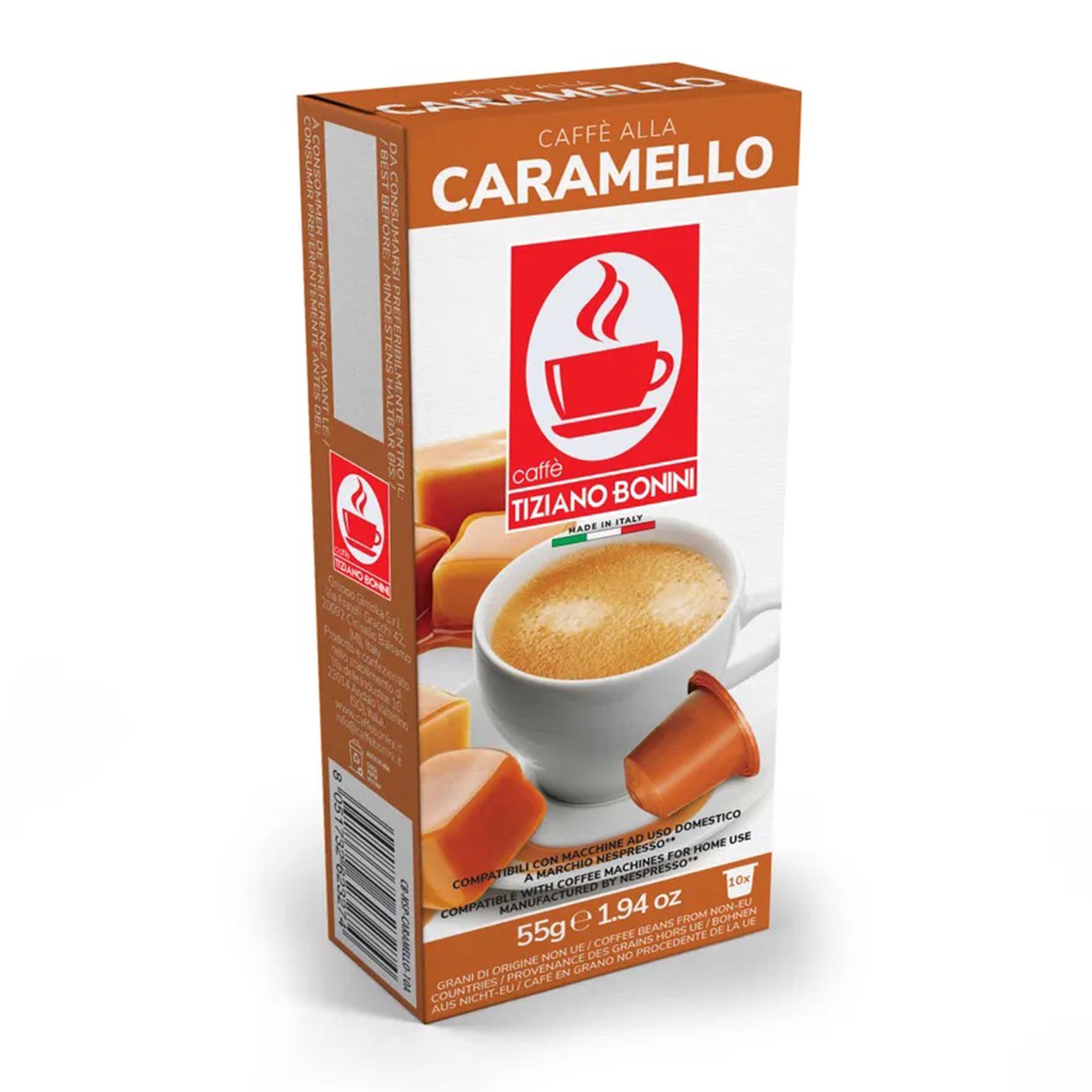 Кофе Bonini в капсулах Nespresso Caramello 10x5,5 г