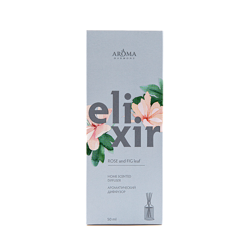 фото Ароматический диффузор aroma harmony elixir rose and fig leaf, 50 мл