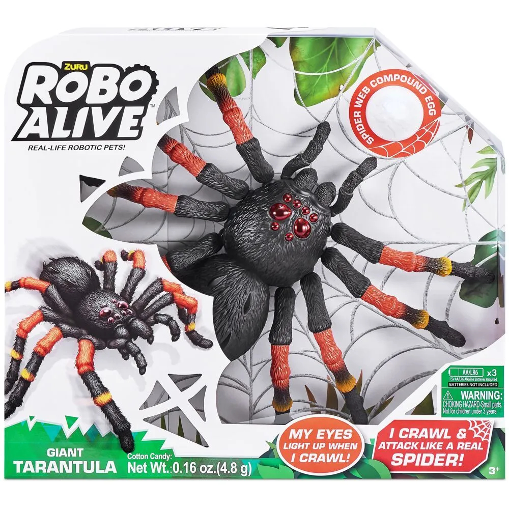 Интерактивная игрушка Zuru Robo Alive Гигантский тарантул 38,5 см