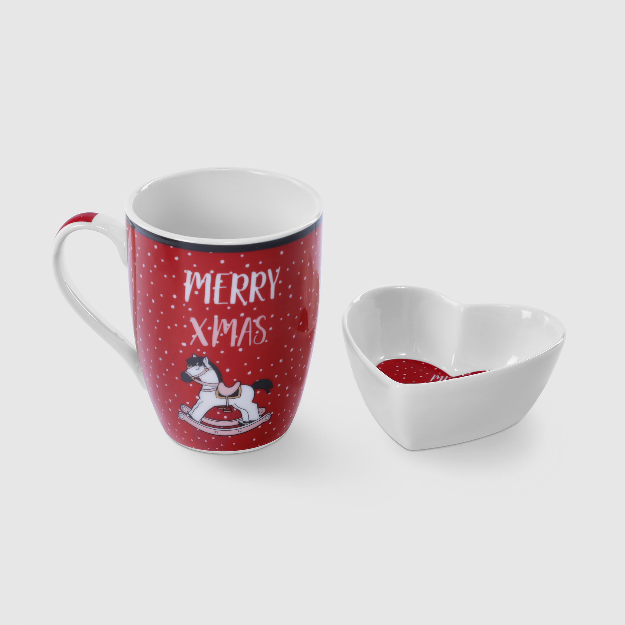 фото Кружка mercury tableware santa stop here 340 мл в ассортименте