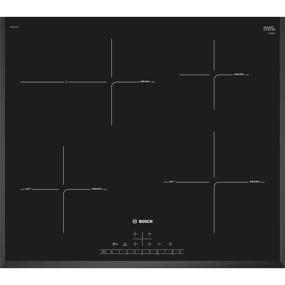 Варочная панель Bosch PIF651FC1E, цвет черный, размер нет - фото 1