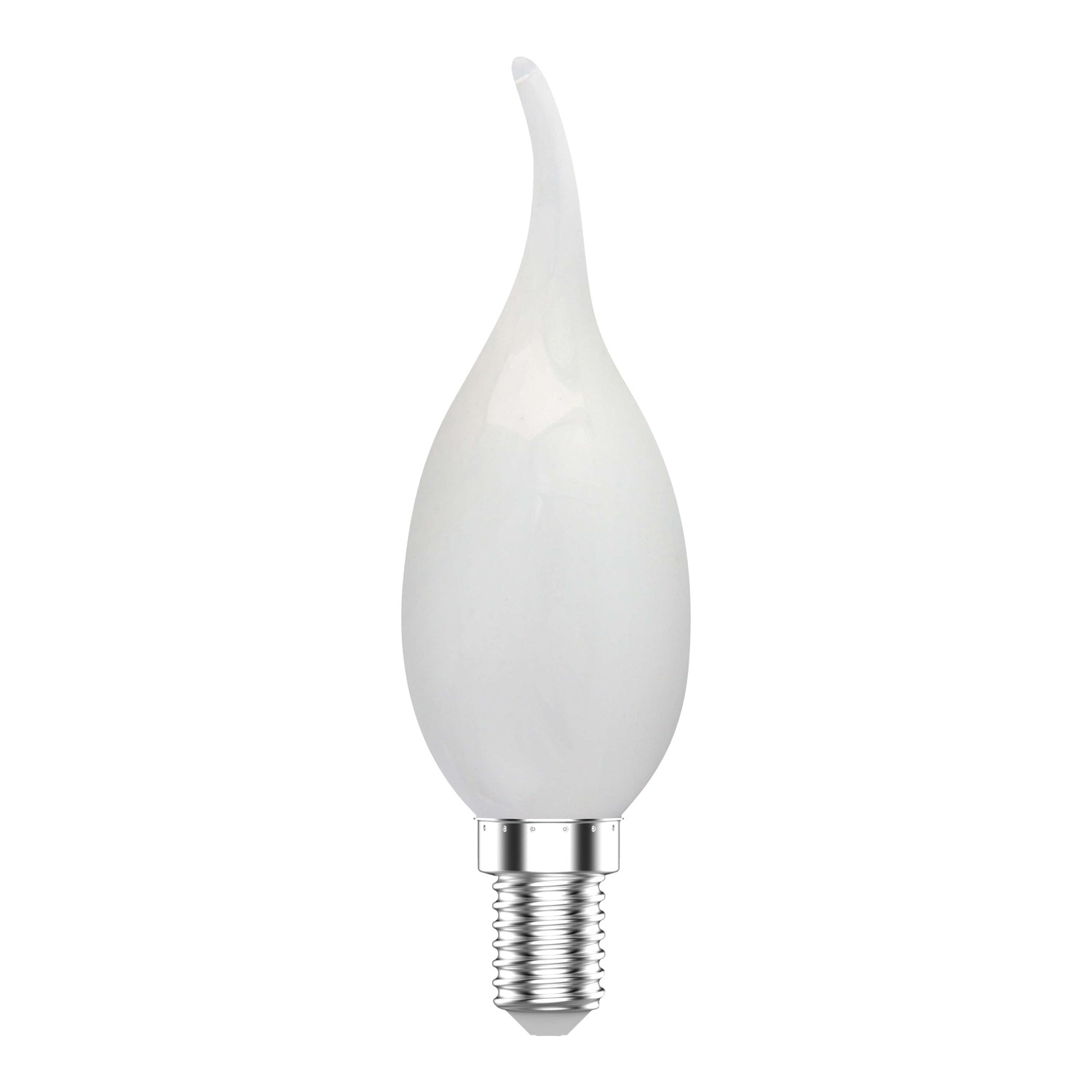 фото Лампа gauss basic filament свеча на ветру 6,5w 480lm 2700к е14 milky led 1/10/50