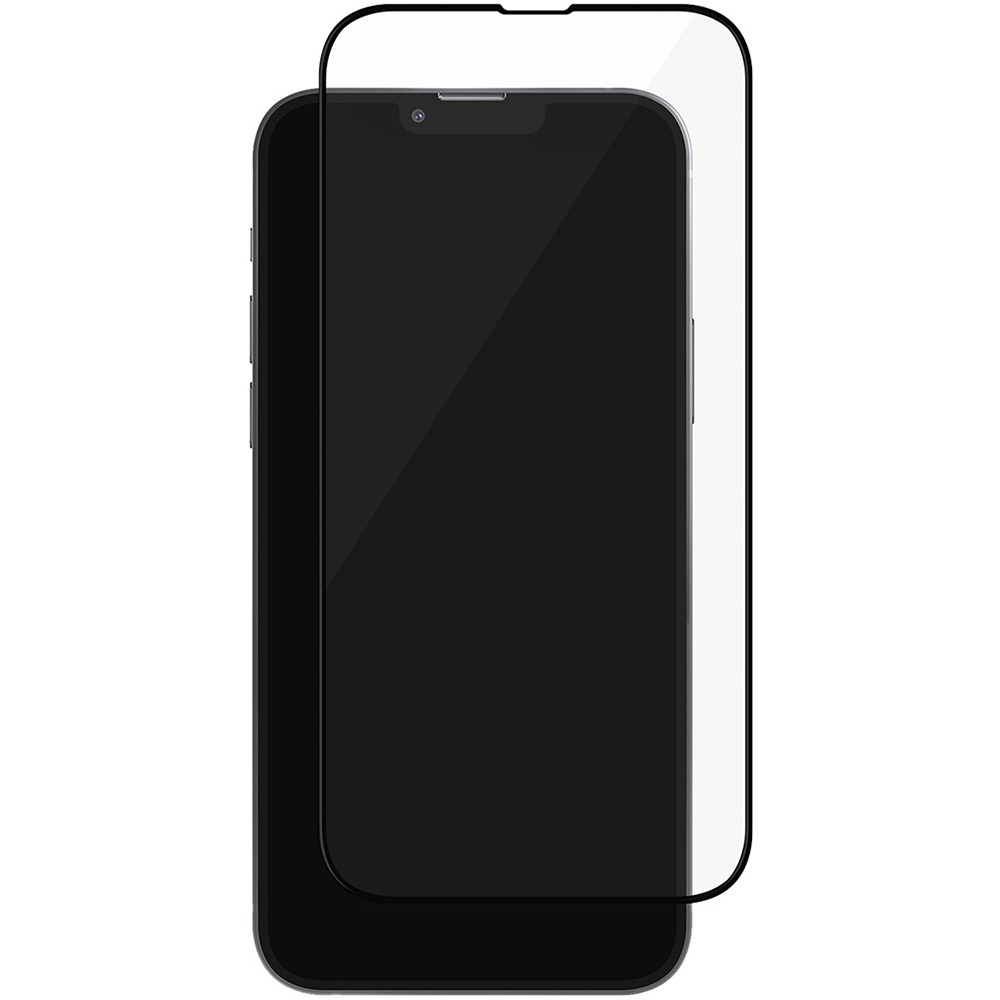 Защитное стекло uBear Extreme 3D Shield для Apple iPhone 14, черная рамка, цвет черный