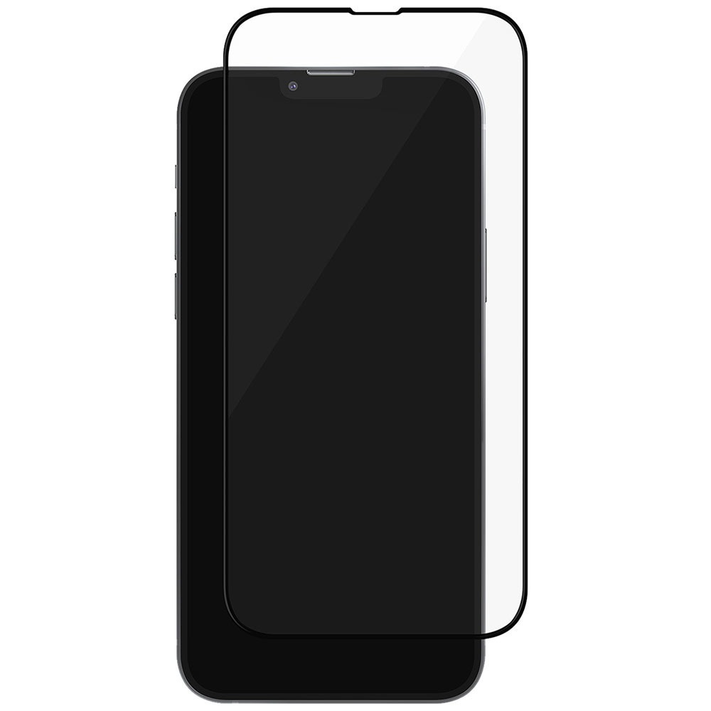 Защитное стекло uBear Extreme Nano Shield для Apple iPhone 14, черная рамка, цвет черный
