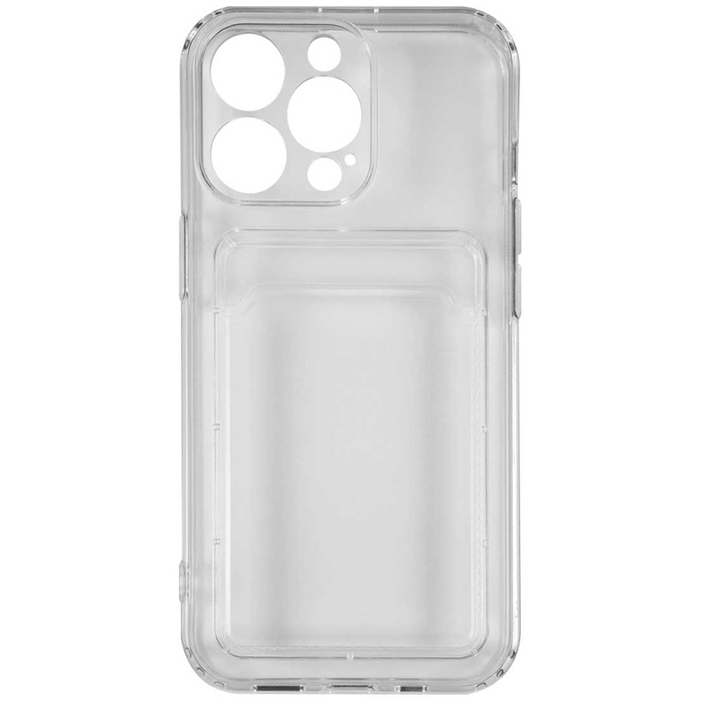 фото Чехол для смартфона red line ibox crystal для iphone 13 pro с кардхолдером, прозрачный