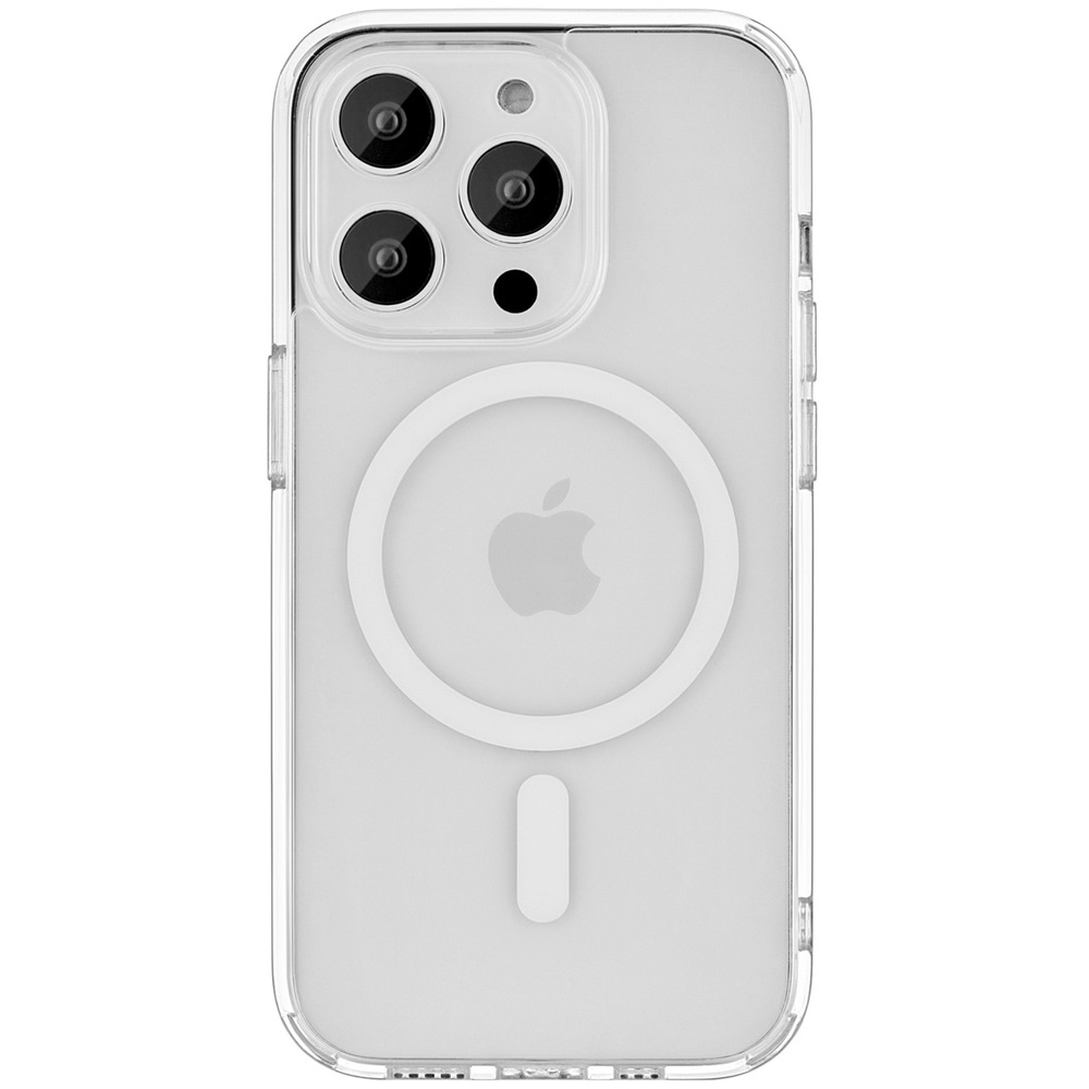 фото Чехол для смартфона ubear real mag case усиленный для iphone 14 pro, прозрачный