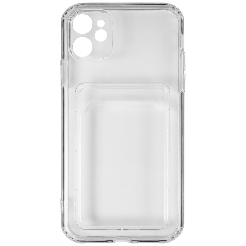 фото Чехол для смартфона red line ibox crystal для iphone 11 с кардхолдером, прозрачный