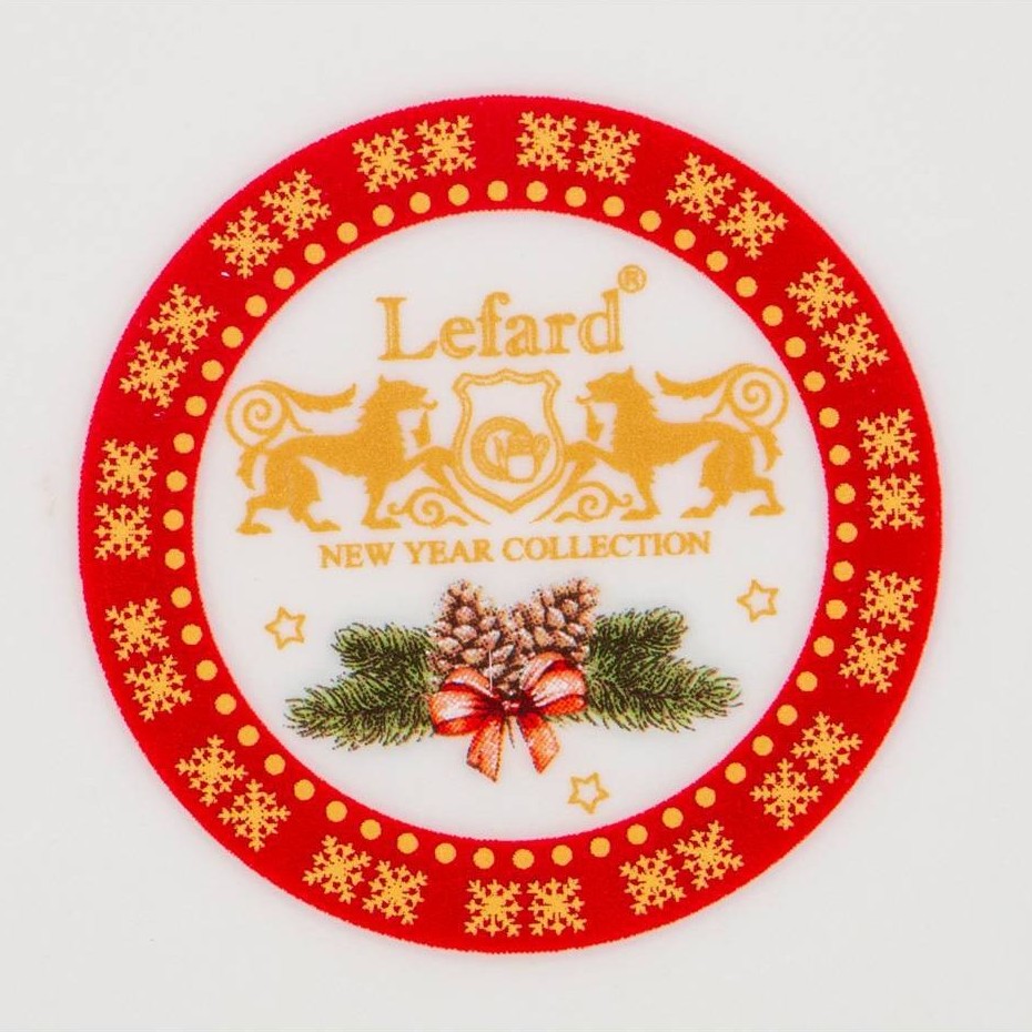 Блюдо Lefard Дед Мороз фигурное 25x15x3,5 см - фото 3