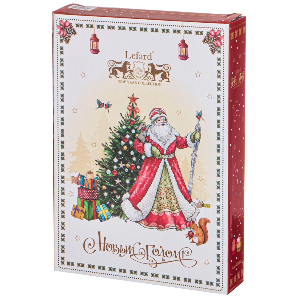 Блюдо Lefard Дед Мороз фигурное 25x15x3,5 см - фото 4