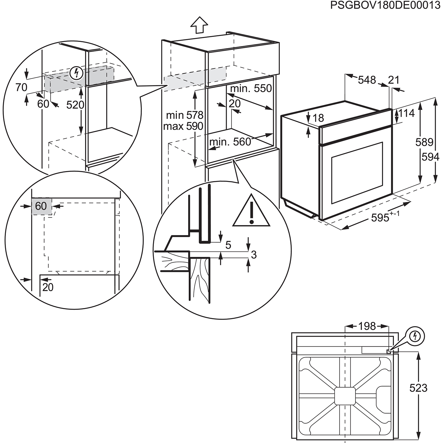 фото Духовой шкаф electrolux eod5c50z