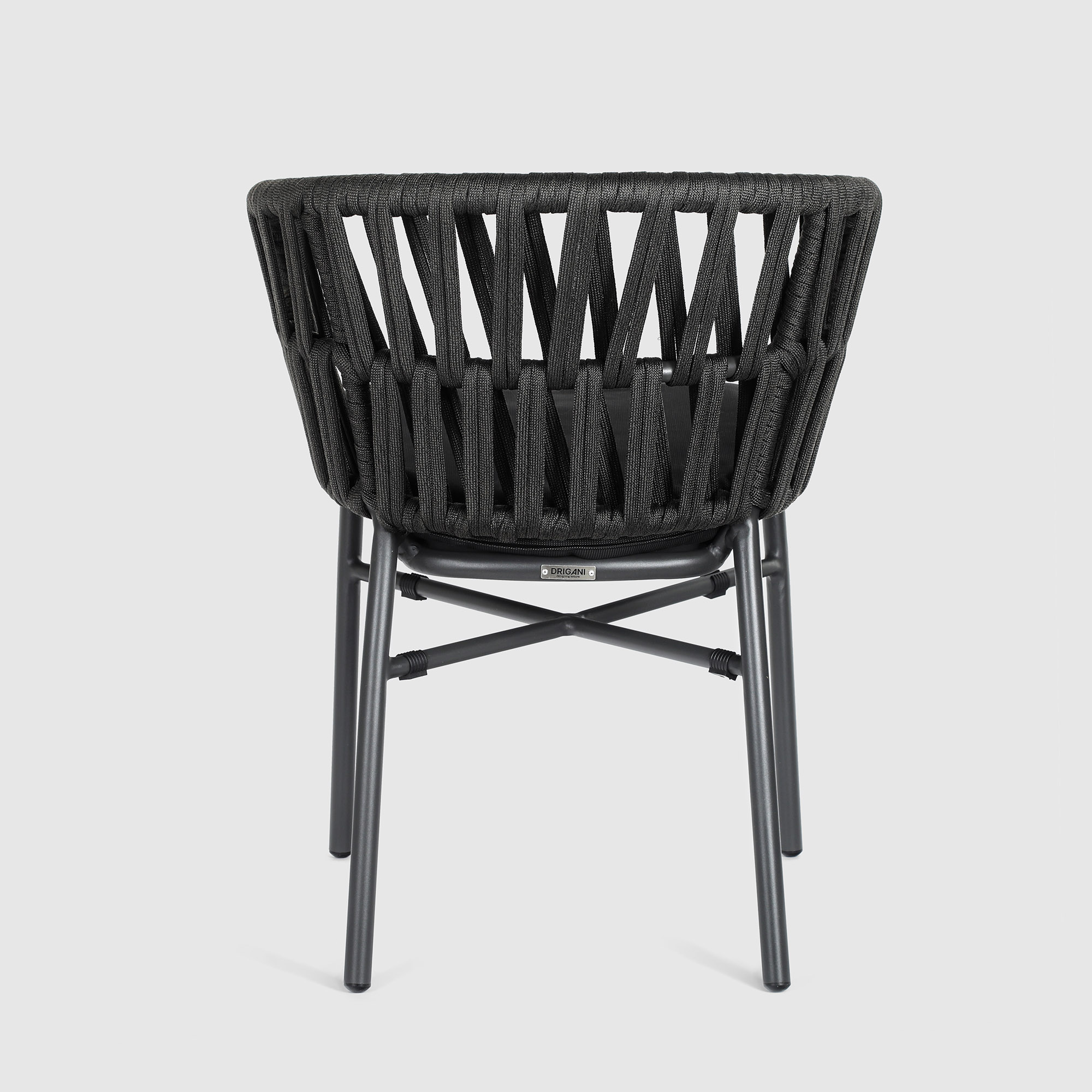 Кресло Drigani Drop антрацит/тёмно-коричневый, цвет черный - фото 5
