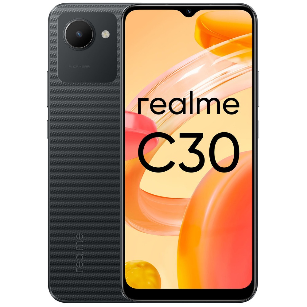 Смартфон Realme С30 64 Gb Denim Black