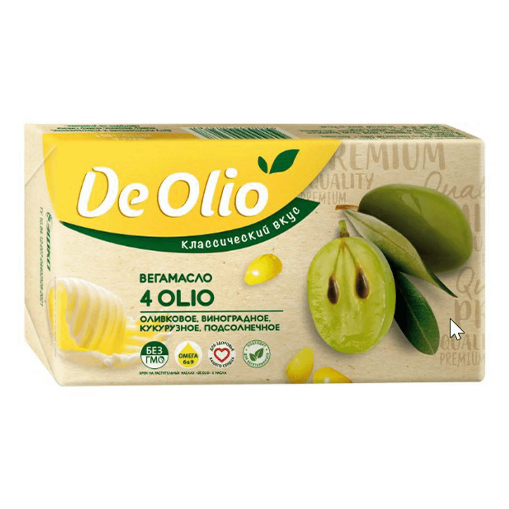 Крем растительный De Olio 4 масла 72,5% 180 г