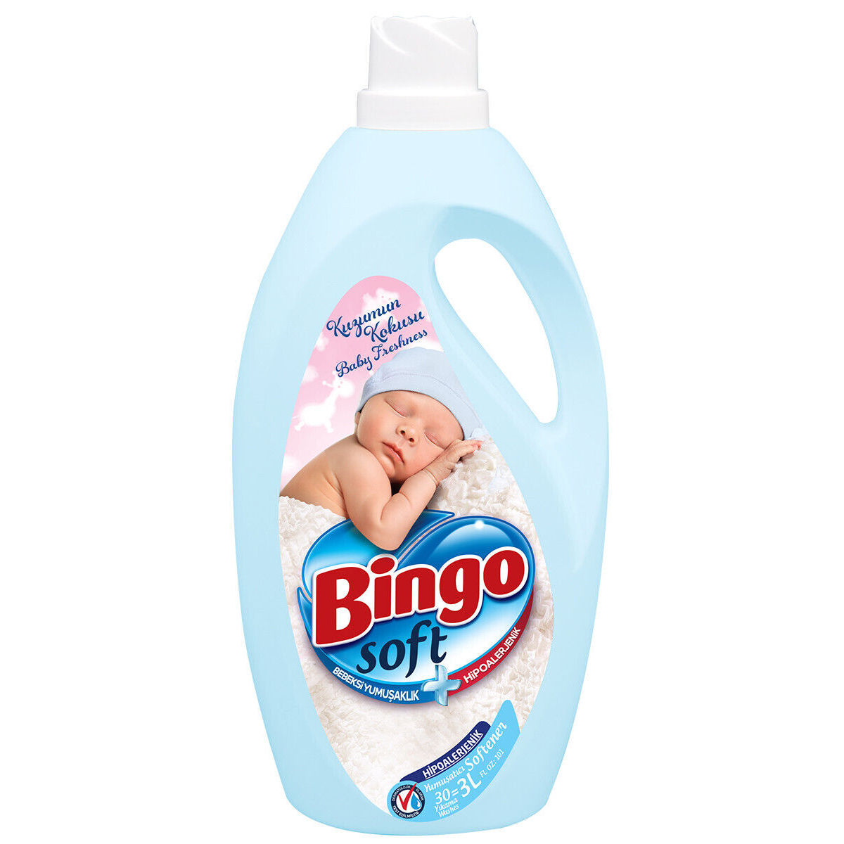 фото Кондиционер для белья bingo soft детский 3 л