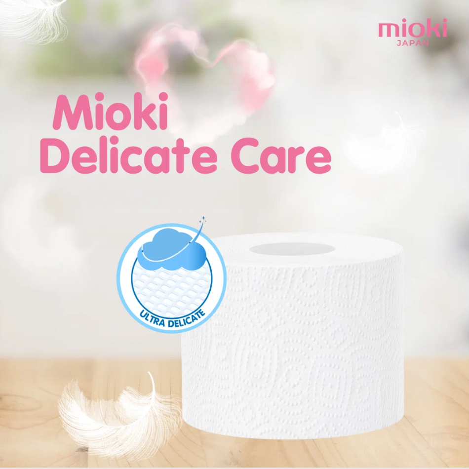 Бумага туалетная Mioki гладкая 30м 8 рулонов - фото 4