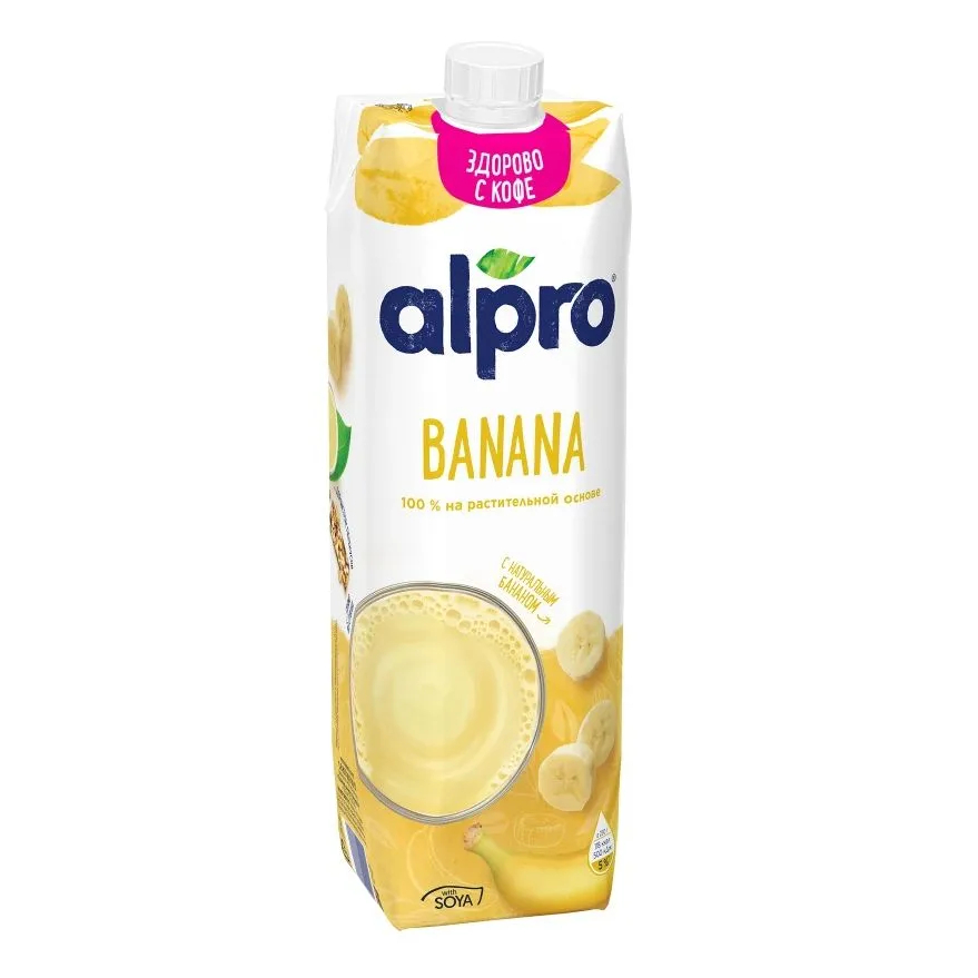 Напиток соевый Alpro банановый 1 л - фото 1
