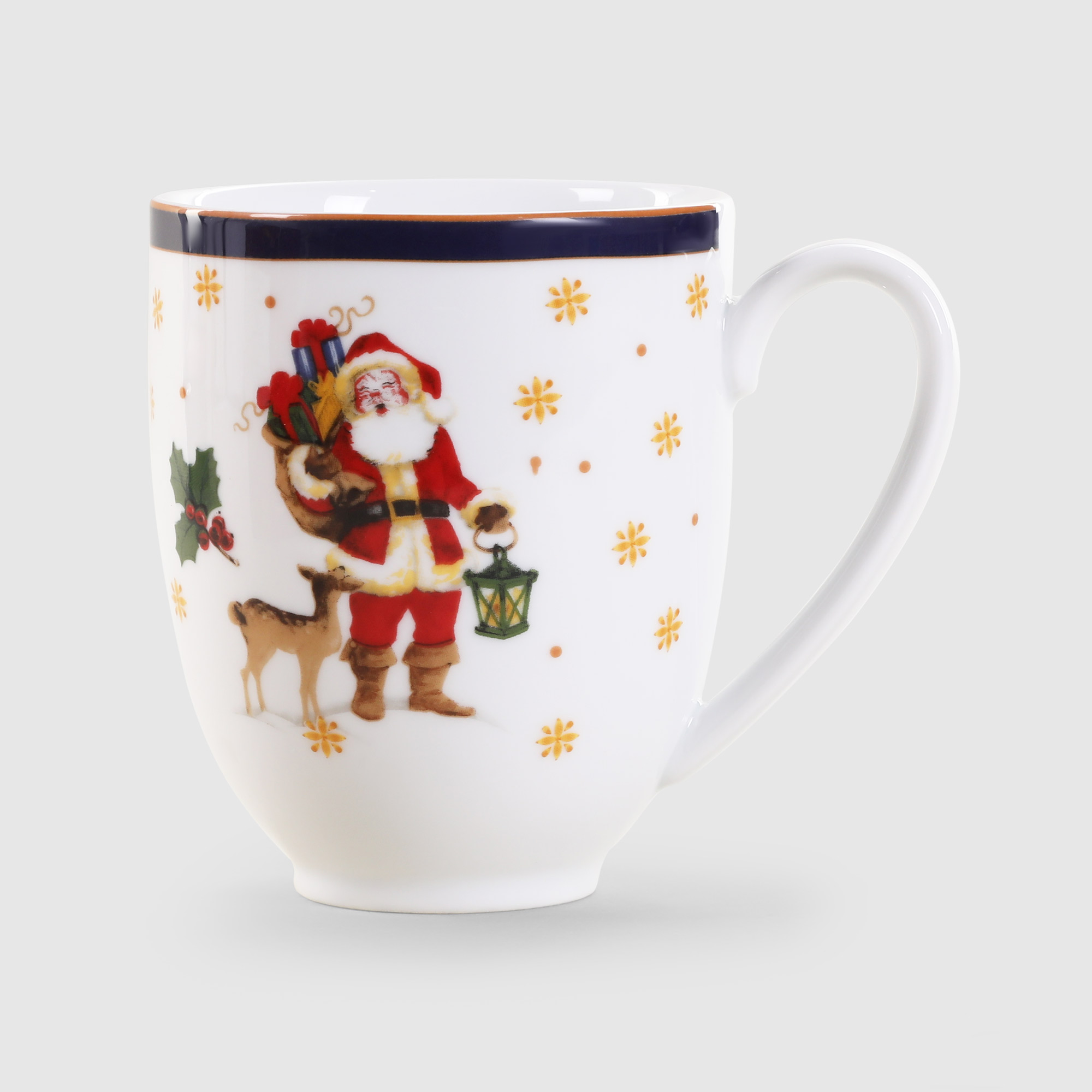 фото Кружка porcelana bogucice blue christmas 350 мл