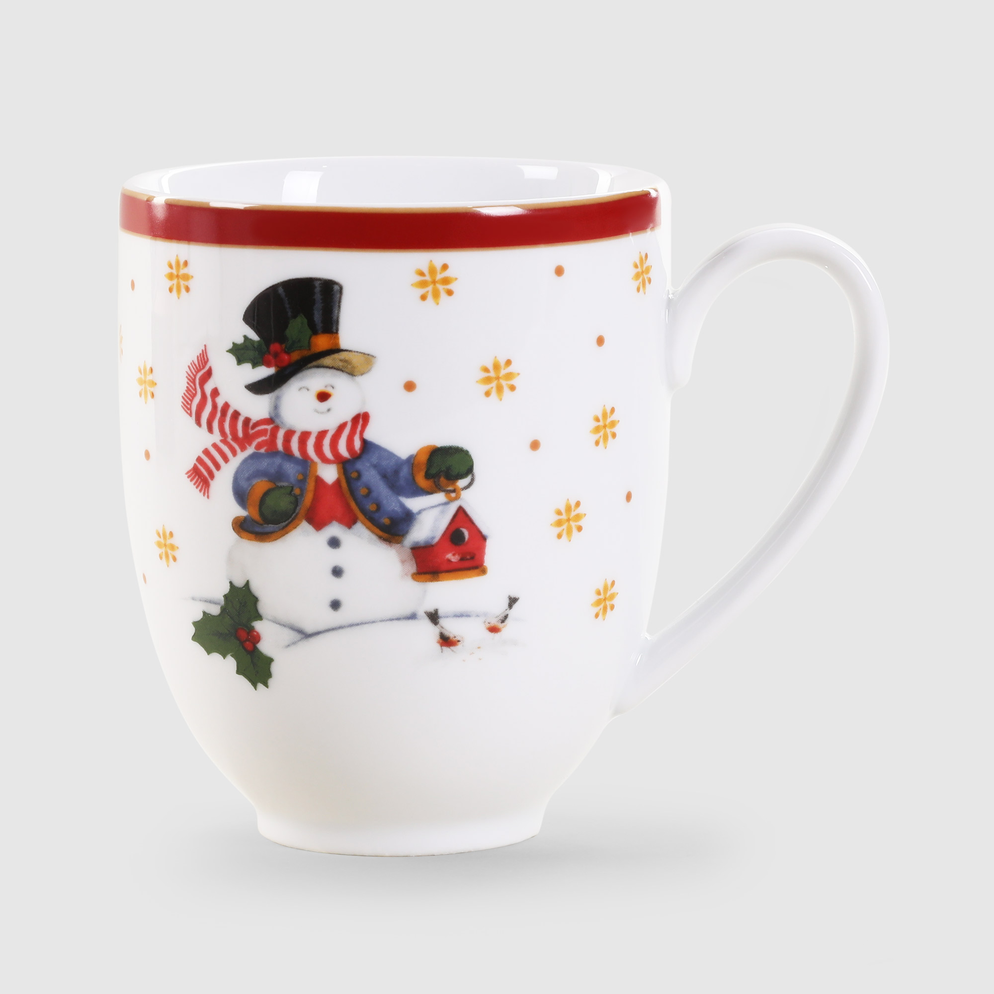 фото Кружка porcelana bogucice red christmas 300 мл