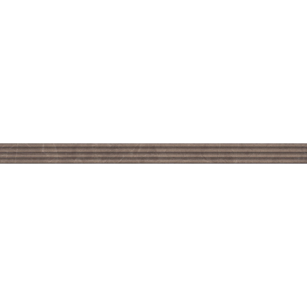 Бордюр Kerama marazzi Орсэ коричневый структура LSA005 40х3,4 см