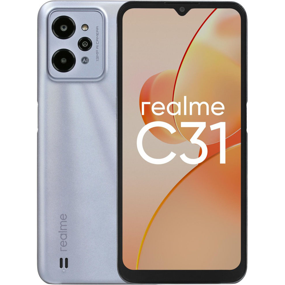 Смартфон Realme C31 32 ГБ Light Silver