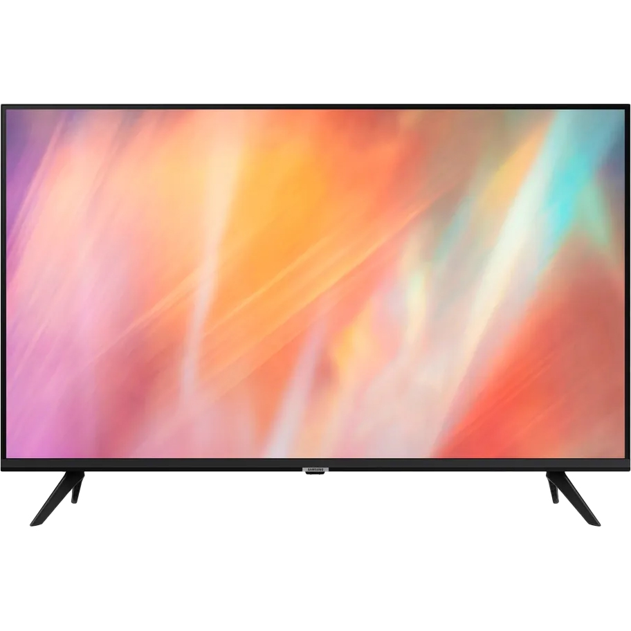 Телевизор Samsung UE43AU7002UXRU 2022, цвет черный - фото 1
