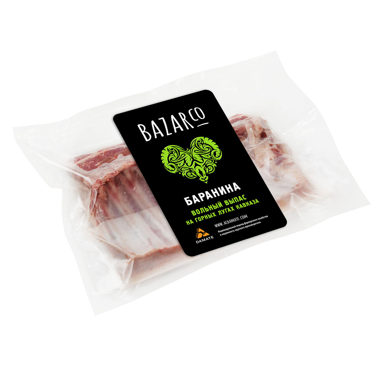 

Каре баранье BazarCo 8 ребер, кг