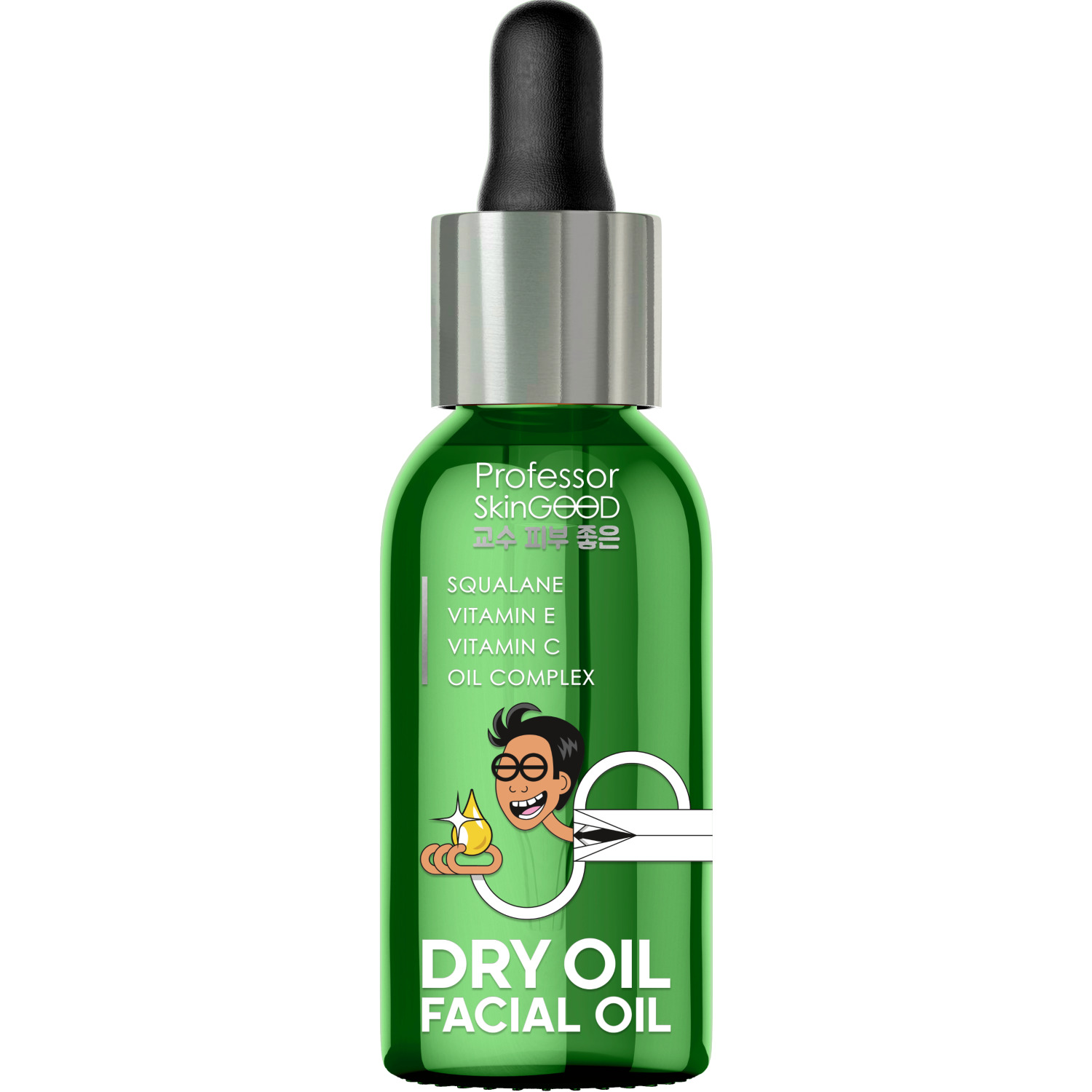 фото Масло для лица professor skingood "dry oil facial oil" сухое питательное легкое, с витаминами e и c, уход за лицом, 30мл